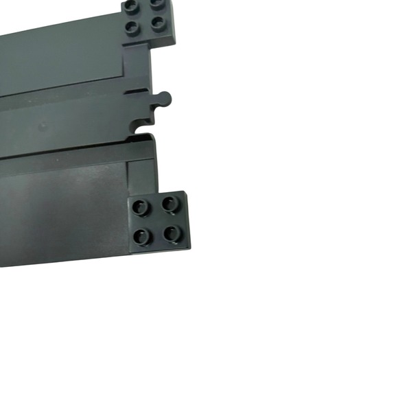 Lego  Duplo, Train Track with Ramps for Car Crossing  6391  Dark Blue Gray - Picture 6 of 6